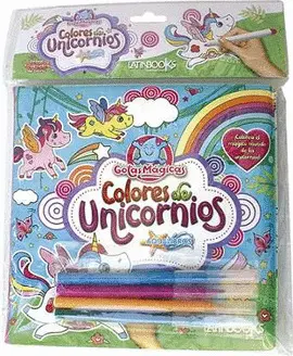 COLORES DE UNICORNIOS. PINTA Y BORRA CON AGUA