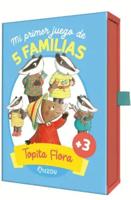 MI PRIMER JUEGO DE CARTAS 5 FAMILIAS TOPITA FLORA