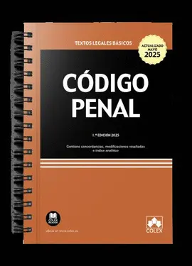 Código Penal (Encuadernación con Espiral) 2025