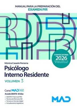 2026 Temario Iii Psicologo Interno Residente Examen Pir