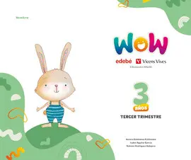 3 3 AÑOS WOW 3 AÑOS CARPETA 3 TRIMESTRE