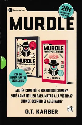 ESTUCHE MURDLE: VOL.1 + VOL.2 + LIBRETA DE DEDUCCIONES